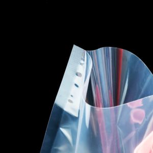 Transparent Nylon Laminate Plastic Vacuum Bag For Food Packaging With Three-Side