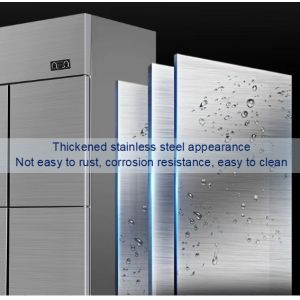 2024 Hot six-door upright refrigerator 1350L for refrigerating drinks in