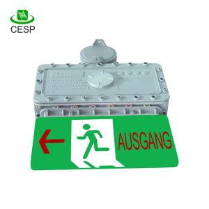 Explosion proof led CE emergency exit sign post light