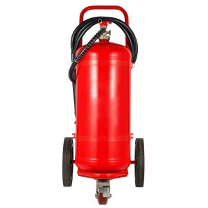 China CE 50kg Mobile Trolley Mounted Fire Extinguisher With 40% ABC Dry Powder on sale