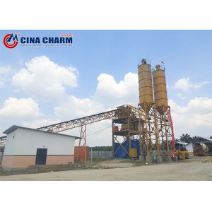 Cheap 90CBM Belt Type Portable Concrete Batch Plant Js1500 Welded Type 150T Cement Silo for sale