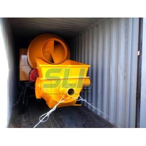 Construction Machinery Mini Portable Concrete Pump 30m3/H With Drum Mixer