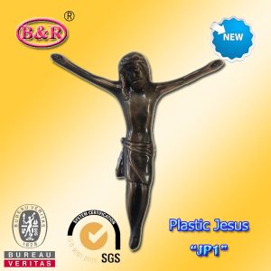 Cheap Plastic Jesus Cross And Crucifix Model &quot; JP1 &quot; Size 13×15cm Funeral Decoration for sale