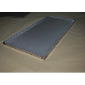 Food Grade SS Oven Wire Mesh Tray For Food Baking , Polishing Processing