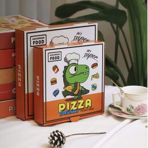 Custom Pizza Packing Box With Custom Logo Printed Corrugated Boxes