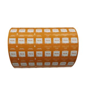 Wet Aluminum Film Roll for Flexography Printing 0-9 Color Aluminum Foil Paper by