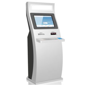 Intel 1037U CPU Hotel Self Service Check In Kiosk With Passport Scanner