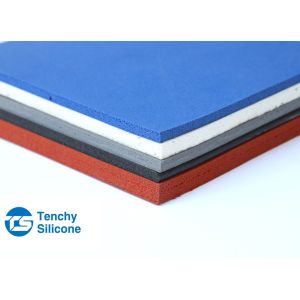 Colored No Poison Silicone Sponge Rubber Sheet For High Temperature Resistance