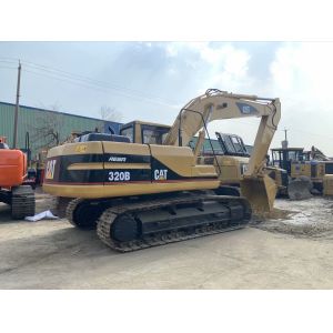 High Strength 320B Used CAT Excavator Safety Operation 20 Tons Excavator