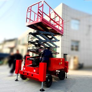 12m Off Road Type Automatic Lifter Table Full Electric Mobile Hydraulic Scissor
