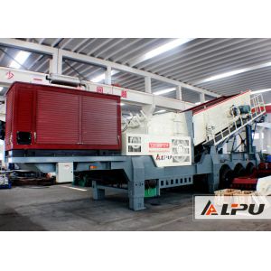 Wheel Type Mobile Crushing Plant and Screening Station , Mine Crusher