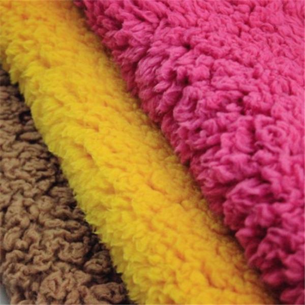Sherpa Fabric/ Poly Fabric/ Shu Velveteen/ Used in the clothing/ For BLanket/ For Hat/ For Gloves/ For Scarf