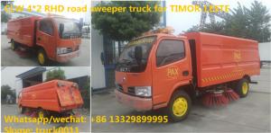 factory sale best price RHD road sweeping vehicle manufacturer in China,good price CLW brand 4*2 RHD street sweeper