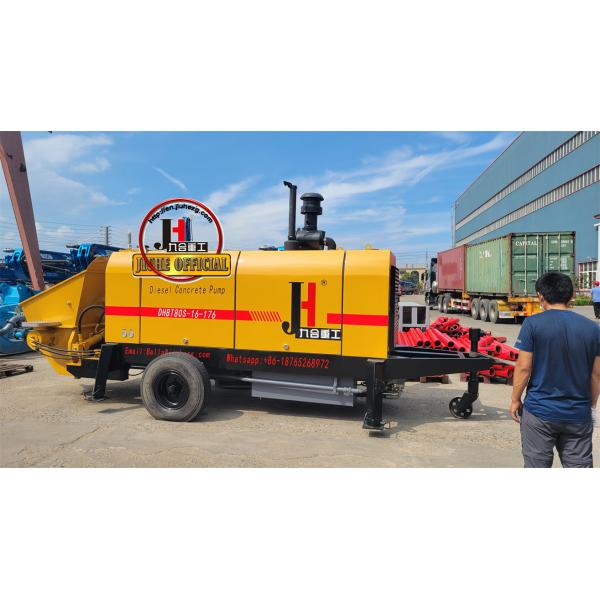 Mobile Concrete Line Pump 80m3/H Concrete Pump