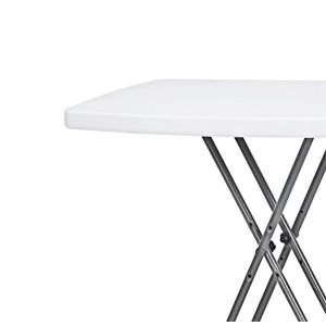 Light Weight 49.5cm Width 75.5cm Length Fold Up Garden Table Portable