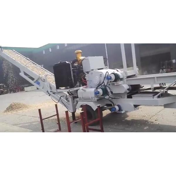 Mobile wood chipper diesel model HYHM1300 capacity 10 to 15 ton per hour