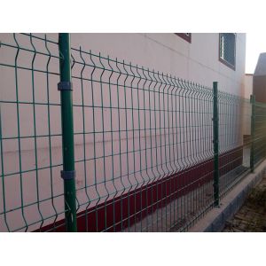 3d Vertical Strip Fence Panels Pvc Rigid Privacy 3d Wire Mesh Fence Flange
