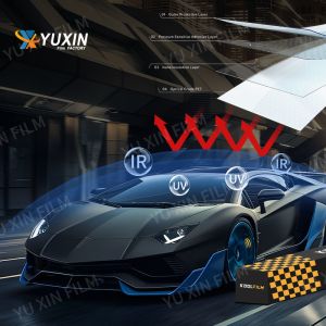 China 1.52x30m 1 Ply Window Tint Primary Film Solar Control Window Film Multi Color Available on sale