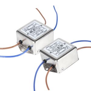 China 250V 10A D Series Single Phase Filter Dual Stage EMI Filter Wire Output Filter For Automotive on sale China 250V 10A D Series Single Phase Filter Dual Stage EMI Filter Wire Output Filter For Automotive on sale