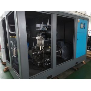 55kw 7 Bar Energy Saving Two Stage Screw Compressor big air flow two stage screw