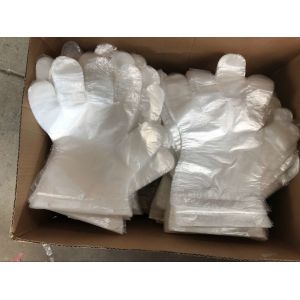 Embossed Disposable Plastic Gloves For Medical Checking / Food Handling