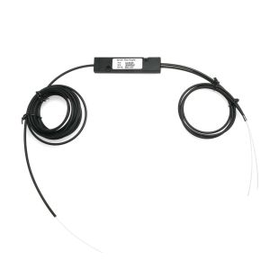 1x2 Fused Coupler IRVIS Multimode Black Armoured Cable 850nm / 1310 Nm