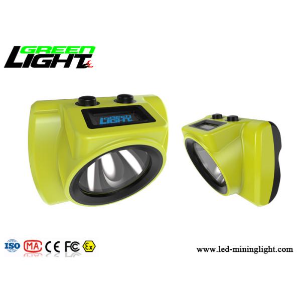 18000lux 385lum Cordless Led Miners Cap Lamp Tempered Glass Lens Transmittance