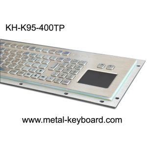 95 Keys Metal Industrial Keyboard Layout Customizable 30mA Waterproof