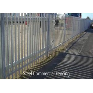 2.4m Height x 2.75m Width Palisade Fencing Panels Powder Coated Black HOt dipped