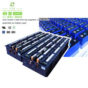 High Capacity 96v 400ah 600AH Lithium Ion Battery For Electric Boat Total Energy