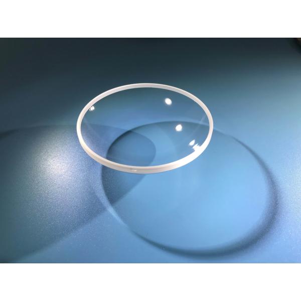 50mm Sapphire Components Customized Size Polished Plano - Convex Lens Hemisphere