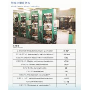 Diagonal Tyre Machine Tyre Vulcanizer/Rubber Vulcanizing Press/One for