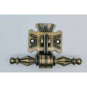 China T Bar Metal Wholesale Coffin Handles ZH03T Model Antique Brass Color on sale