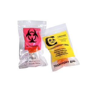 Reclosable Clear Ziplock Lab Guard Specimen Bag With Three Layer