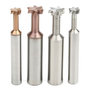 HRC55 4F 6F T Slot Milling Cutter For Universal Milling Maching