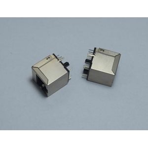 Cheap Side Entry 8 Pin RJ45 Vertical Connector Single Port Female Shielded RJ45 Jack for sale