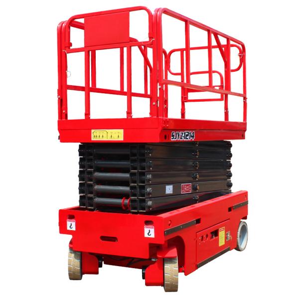 Hydraulic Elevation Platforms Mobile Track Scissor Lift With Ce Movable Scissor