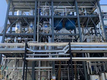 Modular Multiple-Effect Falling Film Evaporator with Vacuum Crystallization for