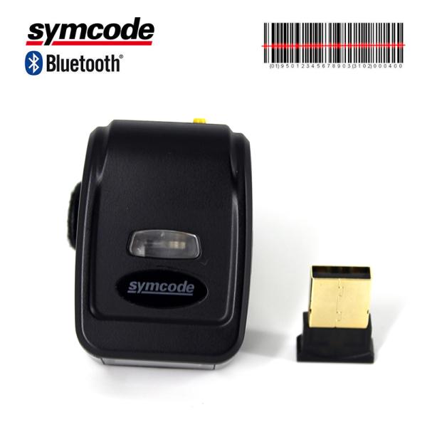 Wearable Ring Finger Bluetooth Barcode Scanner 120 Scans Per Second Rate