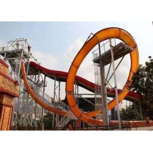 Water Park Slide Aqua Loop Big Water Slides Adult Swimming Pool Water Slide