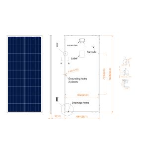 18V 155w 160W 150w Polycrystalline Solar Panel For Off Grid Solar Systems