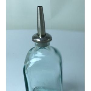 Whosale price silver color cork dasher top for 12mm crocktail or bitter bottler