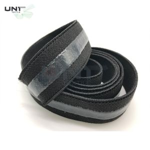 1.5cm Width Black Elastic Tape / Unbreakable Rubber Bands For Bra Underwear