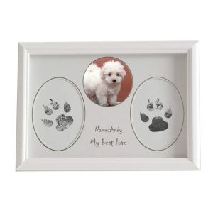 Cheap Home Decoration Pet Keepsake Frame Baby Handprints / Footprints for sale