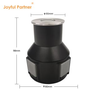 IP67 LED 12V-24VDC Low Voltage 1W 3W Ground Buried Led Underground Light With
