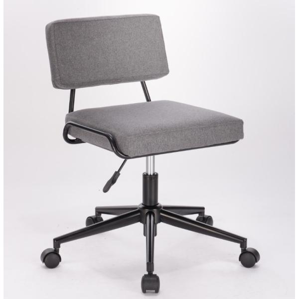 Industrial Style Swivel Home Office Chair With Ergonomic Design And Wheels