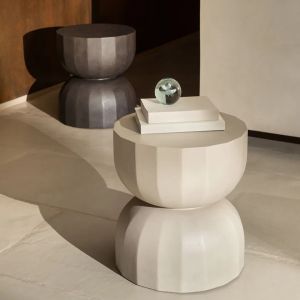 Creative Wooden Occasional Side Table Modern Hotel Accent Low Tables