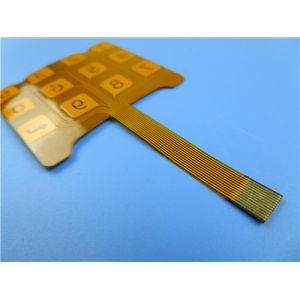 Single Layer Flexible FPC With 3M Tape for Keypad Membrane