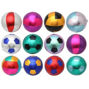 Polyester Skin Beach Ball Colorful and Beautiful Inflatable Toy with PVC Inner