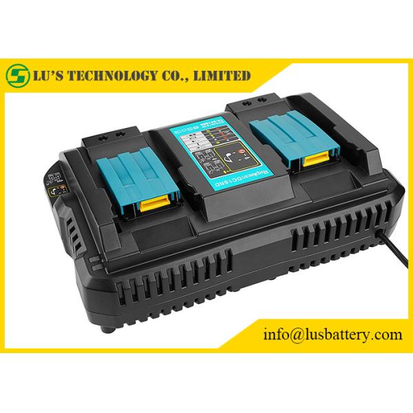 The new 18V Lithium-Ion Dual Port Rapid Optimum Charger DC18RD charges two
